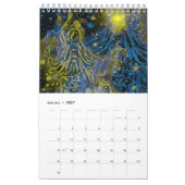 Calendrier néon mermaid calander (Jan 2027)