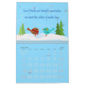 Calendrier Nerd d'oiseaux (Jan 2026)