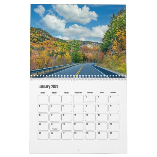Calendrier New Hampshire-USA (Jan 2026)