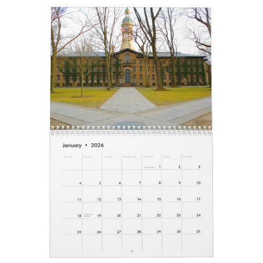 Calendrier New Jersey 2025 (Jan 2026)