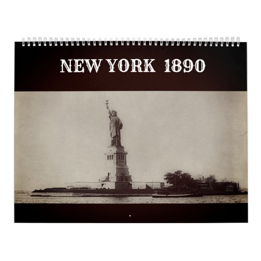 Calendrier New York 1890 (Protection)