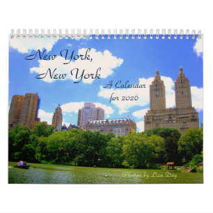 Calendrier New York, New York A pour 2025
