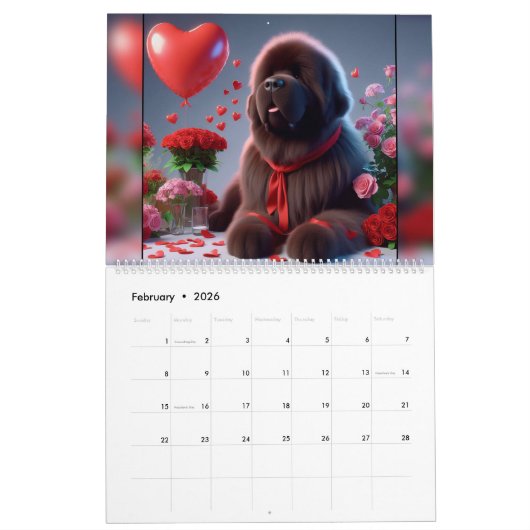 Calendrier Newfs en fleurs (Feb 2026)