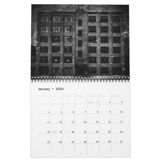 Calendrier No 90 Sherbourne St 1 Old Film Version (Jan 2026)