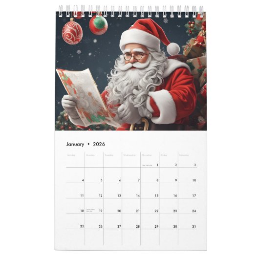 Calendrier Noël (Jan 2026)