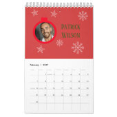 Calendrier Noël en famille sur l'arbre de Noël (Feb 2027)