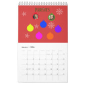 Calendrier Noël en famille sur l'arbre de Noël (Jan 2026)