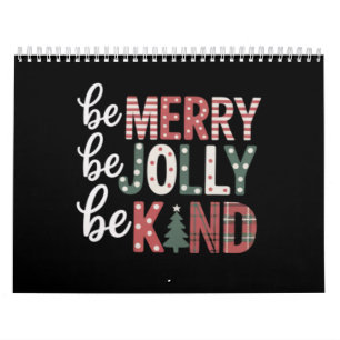 Calendrier Noël Soyez Gentil Enseignant Joyeux Noël Arbre Joy