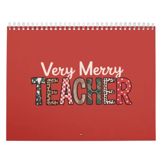 Calendrier Noël Très Joyeux Professeur Léopard Arbre (Protection)
