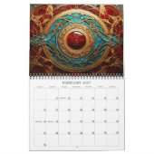 Calendrier Nœud Celtique 2027 (Feb 2027)