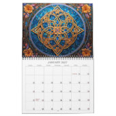 Calendrier Nœud Celtique 2027 (Jan 2027)