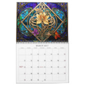 Calendrier Nœud Celtique 2027 (Mar 2027)