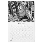 Calendrier noir, blanc, infrarouge (Feb 2027)