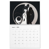 Calendrier NOIR ELEGANCE 2026 (Mar 2026)