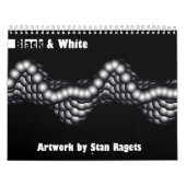 Calendrier noir et blanc de fractale (Protection)