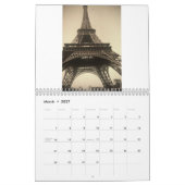Calendrier Noir et blanc par Scott S. Jones (Mar 2027)