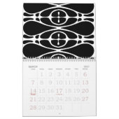 Calendrier noir et du blanc 2015 (Mar 2027)