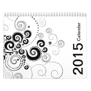 Calendrier noir et du blanc 2015