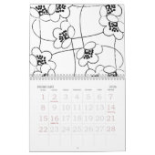 Calendrier noir et du blanc 2015 (Feb 2026)