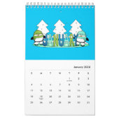 Calendrier Nom de famille personnalisé (Jan 2026)