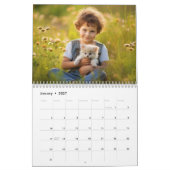 Calendrier Nom du monogramme de famille Photo (Jan 2027)