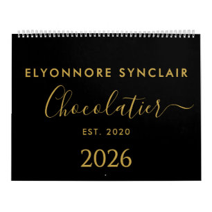 Calendrier Nom personnalisé Date de création Entreprise Choco