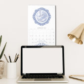 Calendrier Noms de Pleine lune chaque année Art illustré