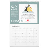 Calendrier Nonsense-Possums calendar for 2026  (Jan 2027)