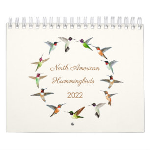 Calendrier nord-américain des colibris