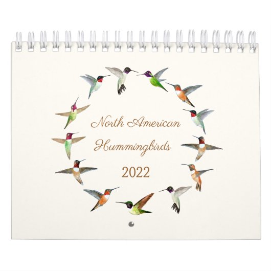 Calendrier nord-américain des colibris (Protection)