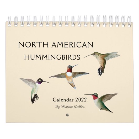 Calendrier nord-américain des colibris (Protection)