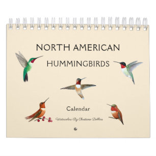 Calendrier nord-américain des colibris