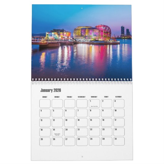 Calendrier nord-coréen (Jan 2026)