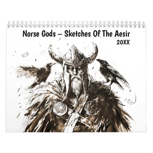 Calendrier Norse Gods – Sketches Of The Aesir (Protection)