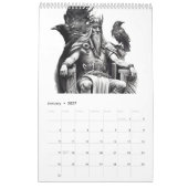 Calendrier Norse Mythology in Black & White – 2026 (Jan 2027)