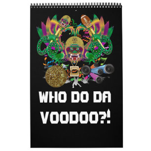 Calendrier Notes de vue Mardi Gras et Football s'il vous pla
