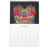 Calendrier Notes de vue Mardi Gras et Football s'il vous plaî (Feb 2026)