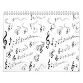 Calendrier notes musicales (Protection)