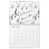 Calendrier notes musicales (Jan 2026)