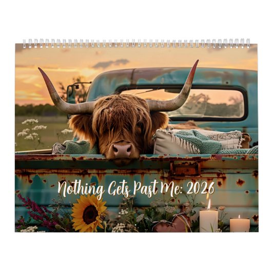 Calendrier Nothing Gets Past Me 2026 (Protection)