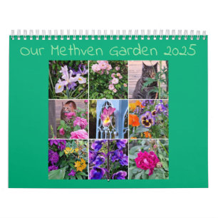 Calendrier Notre Méthven Garden 2025