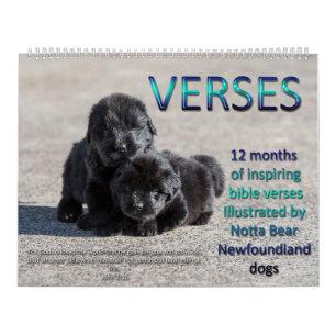 Calendrier Notta Bear Terre-Neuve Versets