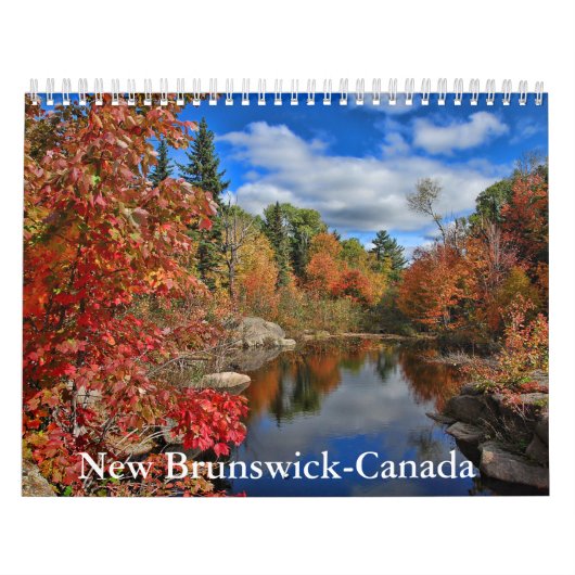 Calendrier Nouveau-Brunswick-Canada (Protection)