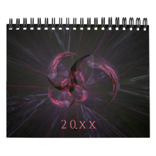 Calendrier Nouveau Fractal Abstrait