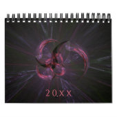 Calendrier Nouveau Fractal Abstrait (Protection)