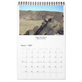 Calendrier Nouveau-Mexique Monuments et réserves (Mar 2027)