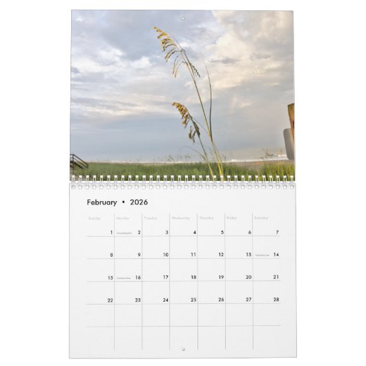 Calendrier Nouveau Pour 2024 Pawleys Island Wall Calendar (Feb 2026)