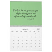 Calendrier NOUVEAUTÉ ! Versets de la Bible (Jan 2027)