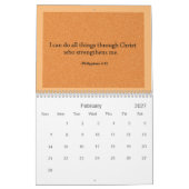 Calendrier NOUVEAUTÉ ! Versets de la Bible (Feb 2027)