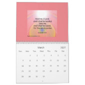 Calendrier NOUVEAUTÉ ! Versets de la Bible (Mar 2027)